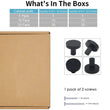 200 Pack 1-1/4 Inch Matte Black Cabinet Knobs，Solid Dresser Knobs Drawer Knobs for Cupboard Drawer Handles