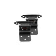 50 Pairs 3/8" Inset Matte Black Kitchen Cabinet Hinges，Self Closing Black Hinges(50 Pairs - 100 Pcs)