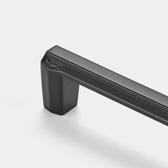 Modern Matte Black Cabinet Pulls，Zinc Alloy Kitchen Cabinet Handles for Kitchen，Livingroom，Bathroom
