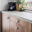 1-1/4 inch Brushed Nickel Kitchen Cabinet Knobs，Solid Dresser Knobs Drawer Knobs For Cupboard Drawer Pulls