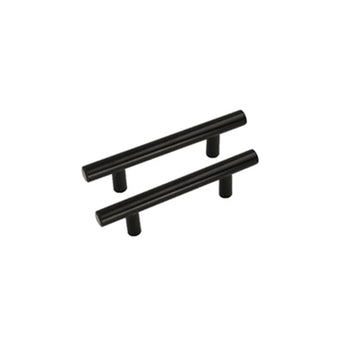 25 Pack 3.25 INCH(Center To Center) MATTE BLACK CABINET PULLS (3.25