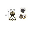 10 Pack 3.75 Inch(96mm) Hole Centers Antique Bronze Kitchen Cabinet Handles for Cupboard Bathroom