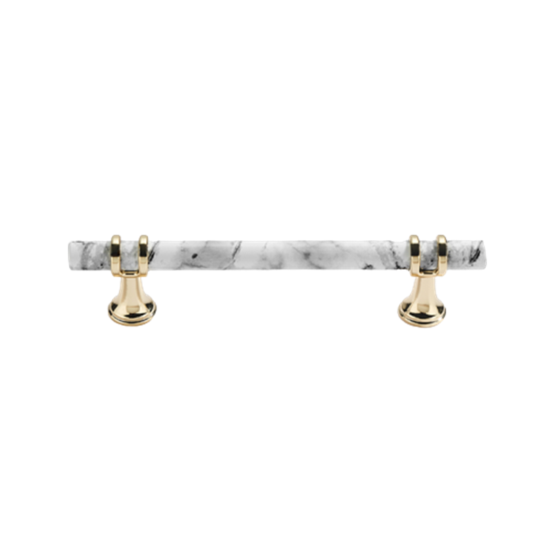 3.75 Inch(C-C) Marble Finish Solid Drawer Pulls，Knobs & Handles