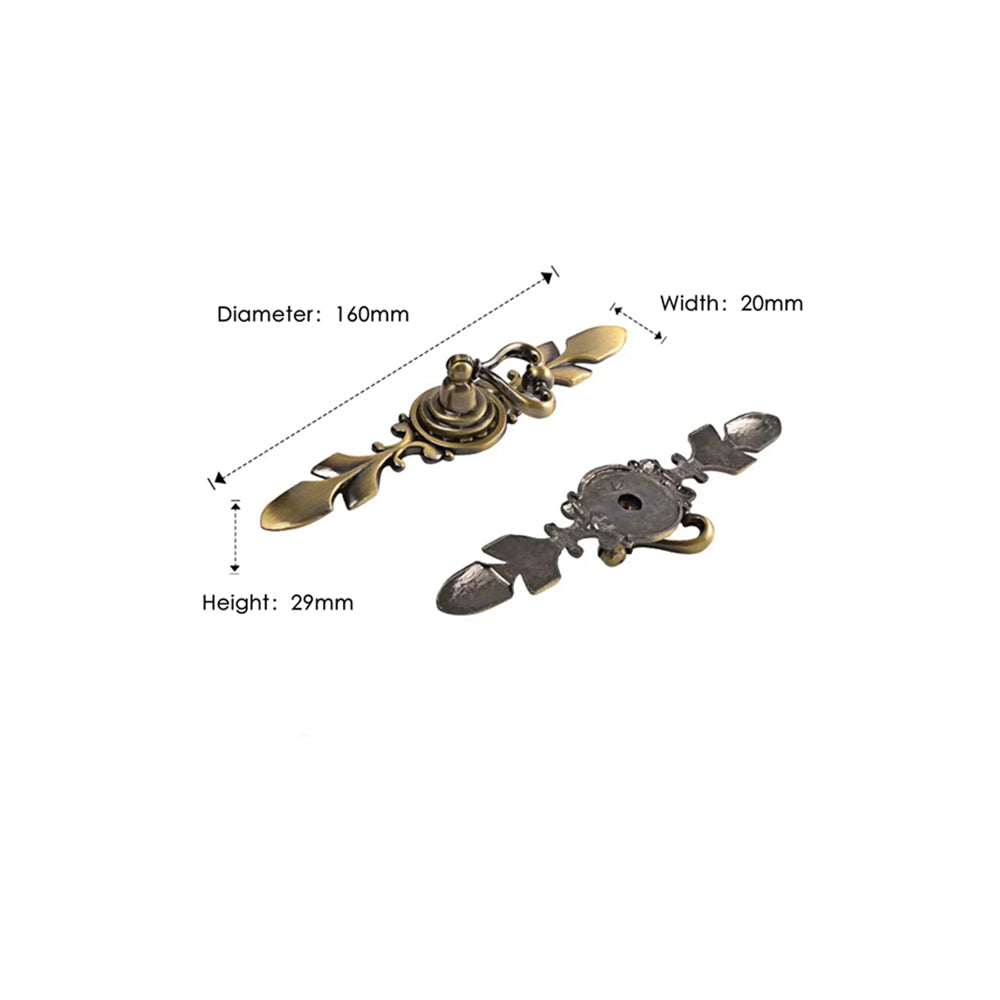 10 Pack 3.75 Inch(96mm) Hole Centers Antique Bronze Kitchen Cabinet Handles for Cupboard Bathroom
