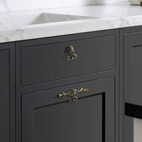 10 Pack 3.75 Inch(96mm) Hole Centers Antique Bronze Kitchen Cabinet Handles for Cupboard Bathroom