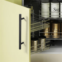 2 Inch Aluminum Alloy Solid Cabinet Knobs，Matte Black Drawer Pulls Drawer Knobs，Cabinet Knobs and Pulls