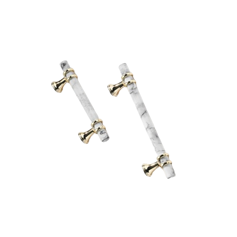 3.75 Inch(C-C) Marble Finish Solid Drawer Pulls，Knobs & Handles