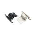 1 Pairs 3/8" Inset Matte Black Cabinet Hinge，Offset Self Closing Black Cabinet Hinges(1 Pairs - 2 Pcs)