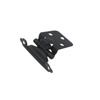 10 Pairs 3/8" Inset Matte Black Cabinet Hinge，Offset Self Closing Black Cabinet Hinges(10 Pairs - 20 Pcs)