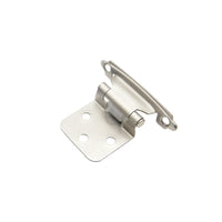 10 Pairs 3/8" Inset Matte Black Cabinet Hinge，Offset Self Closing Black Cabinet Hinges(10 Pairs - 20 Pcs)