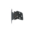 1 Pairs 3/8" Inset Matte Black Cabinet Hinge，Offset Self Closing Black Cabinet Hinges(1 Pairs - 2 Pcs)