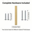 10 Pack 3 Inch(76mm) Hole Center Drawer Pulls，Brushed Brass Cabinet Pulls Stainless Steel Drawer Handles for Dresser Drawers