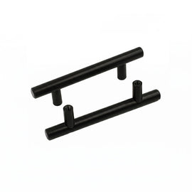 3.25 Inch Center to Center Matte Black Cabinet Pulls(Hole Center:3-1/4
