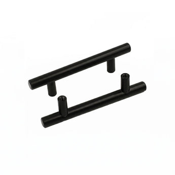 3.25 Inch Center to Center Matte Black Cabinet Pulls(Hole Center:3-1/4