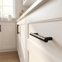 3.25 Inch Center to Center Matte Black Cabinet Pulls(Hole Center:3-1/4"(82mm))