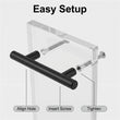 3.25 Inch Center to Center Matte Black Cabinet Pulls(Hole Center:3-1/4"(82mm))