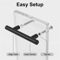3.25 Inch Center to Center Matte Black Cabinet Pulls(Hole Center:3-1/4"(82mm))