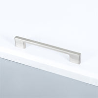 10 Pack 6.25 Inch(160mm) Brushed Satin Nickel Cabinet Handles，Zinc Alloy Cabinet Pulls Kitchen Hardware for Cupboard Drawer Pulls
