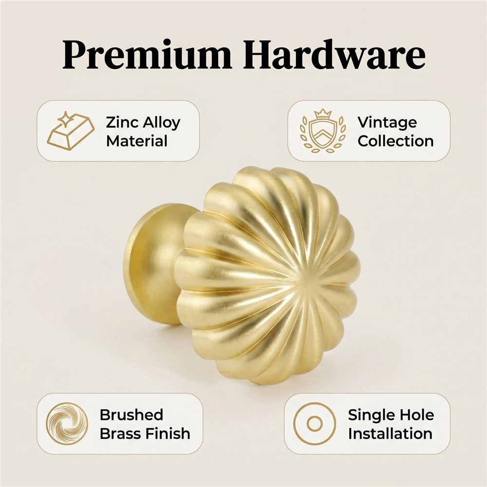 10 Pack Vintage Knobs, Zinc Alloy Control Knobs for Amplifier Guitar Furniture