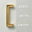 1 Pack 4.25 Inch Center To Center Brushed Brass Cabinet Pulls(Hole Center: 4.25"(108mm))