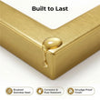 1 Pack 4.25 Inch Center To Center Brushed Brass Cabinet Pulls(Hole Center: 4.25"(108mm))