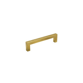1 Pack 4.25 Inch Center To Center Brushed Brass Cabinet Pulls(Hole Center: 4.25