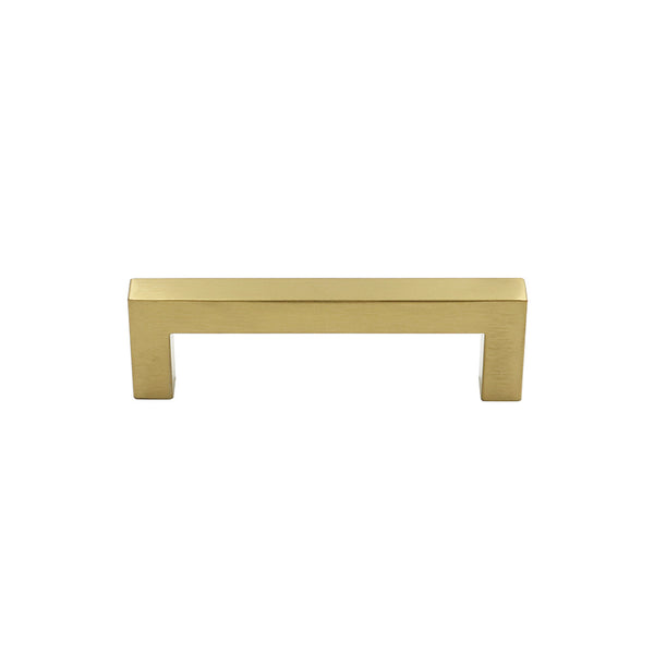 4.25 Inch(Center To Center) Brushed Brass Cabinet Pulls(108mm, Customized Size)