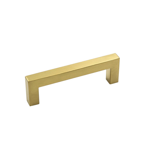 4.25 Inch(Center To Center) Brushed Brass Cabinet Pulls(108mm, Customized Size)