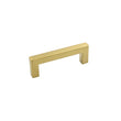 10 Pack 3.25 Inch(Center To Center) Brushed Brass Cabinet Pulls (3.25", Customized Size)