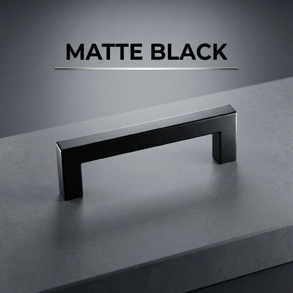 10 Pack 4.25 Inch(Center To Center) Matte Black Cabinet Handles