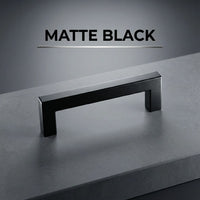 10 Pack 4.25 Inch(Center To Center) Matte Black Cabinet Handles