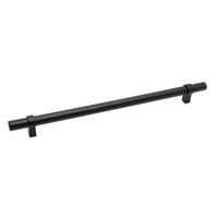 1 Pack Black Modern Cupboard Handles Stainless Steel Pulls - Round Shape Series - Hole Centers(Single Hole, 3",3.5,3.75,4",5",6.25",7.5",8.8",10")
