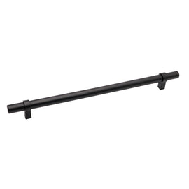Flat Black Stainless Steel Kitchen Cupboard Handles - 10