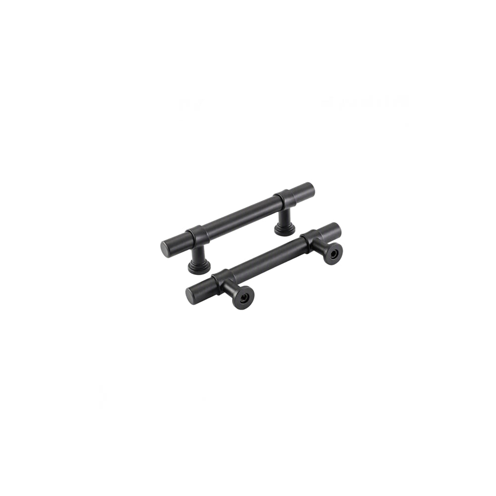 10 Pack Matte Black Drawer Handles Heavy Duty Stainless Steel for Kitchen Bathroom