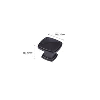 10 Pack Matt Black Solid Cabinet Handles, 5 Inch(128mm) Hole Centers Arch Zinc Alloy Cabinet Pulls for Bathroom Dresser Drawer Handles