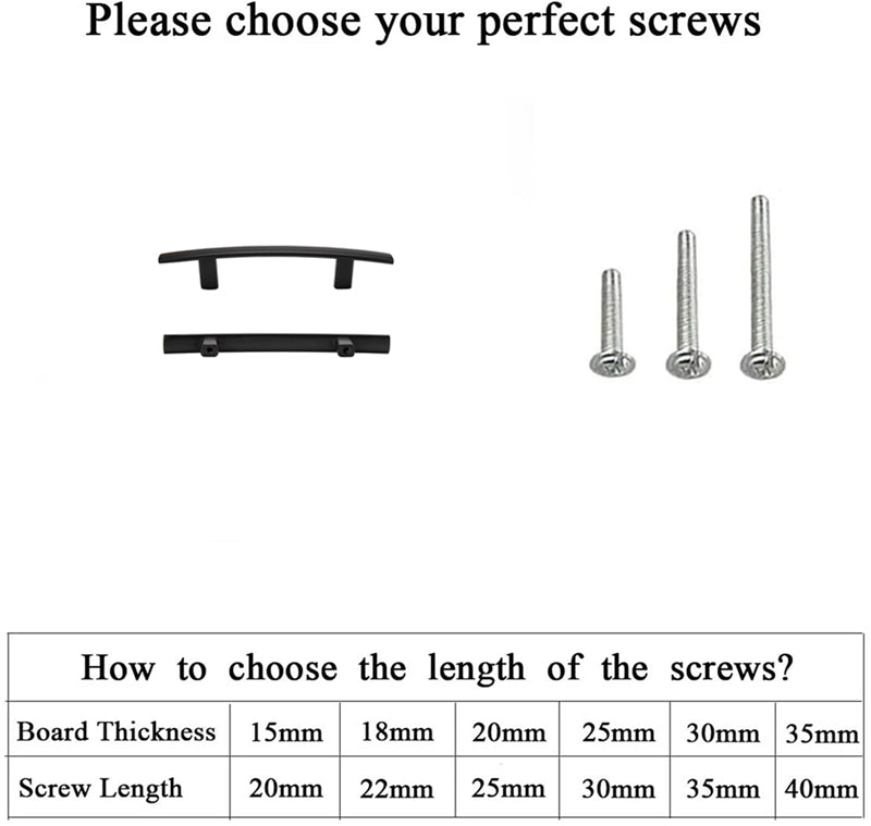 3.75 inch(Center to Center) Matte Black Kitchen Drawer Pulls Arch Cabinet Handles