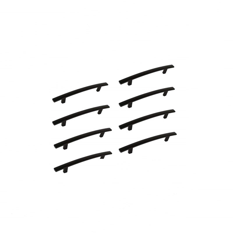 5 inch(Center To Center) Matte Black Kitchen Drawer Pulls Arch Cabinet Handles