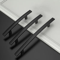 3.75 inch(Center to Center) Matte Black Kitchen Drawer Pulls Arch Cabinet Handles