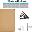 12 Inch(Hole Centers) Matte Black Cabinet Pulls Black Kitchen Hardware (12"/305mm，Customized Long Pulls)