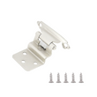 1 Pairs 3/8" Inset Matte Black Cabinet Hinge，Offset Self Closing Black Cabinet Hinges(1 Pairs - 2 Pcs)
