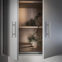 25 Pack 3.25 Inch(Center To Center) Brushed Nickel Cabinet Handles (3.25"，Customized Size)