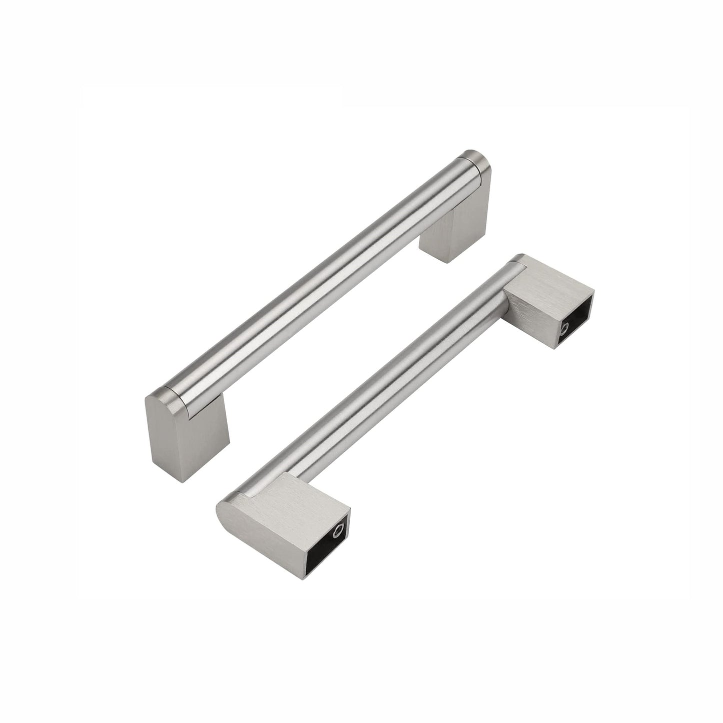 3.5 Inch(90mm) Hole Centers Kitchen Cabinet Handles，Brushed Nickel Cabinet Pulls Kitchen Cabinet Hardware for Modern Cabinets and Drawer