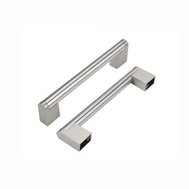 3.5 Inch(90mm) Hole Centers Kitchen Cabinet Handles，Brushed Nickel Cabinet Pulls Kitchen Cabinet Hardware for Modern Cabinets and Drawer