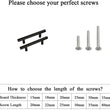 4.25 INCH(Center To Center) MATTE BLACK CABINET PULLS (4.25", CUSTOMIZED SIZE)
