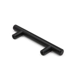 4.25 INCH(Center To Center) MATTE BLACK CABINET PULLS (4.25