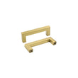 10 Pack 3.25 Inch(Center To Center) Brushed Brass Cabinet Pulls (3.25", Customized Size)