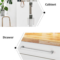 15 Pack 3.25 Inch (Center To Center) Brushed Nickel Cabinet Pulls (3.25", Customized Size)