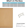300 Pack 3.25 Inch (Center To Center) Brushed Nickel Cabinet Pulls (3.25", Customized Size)