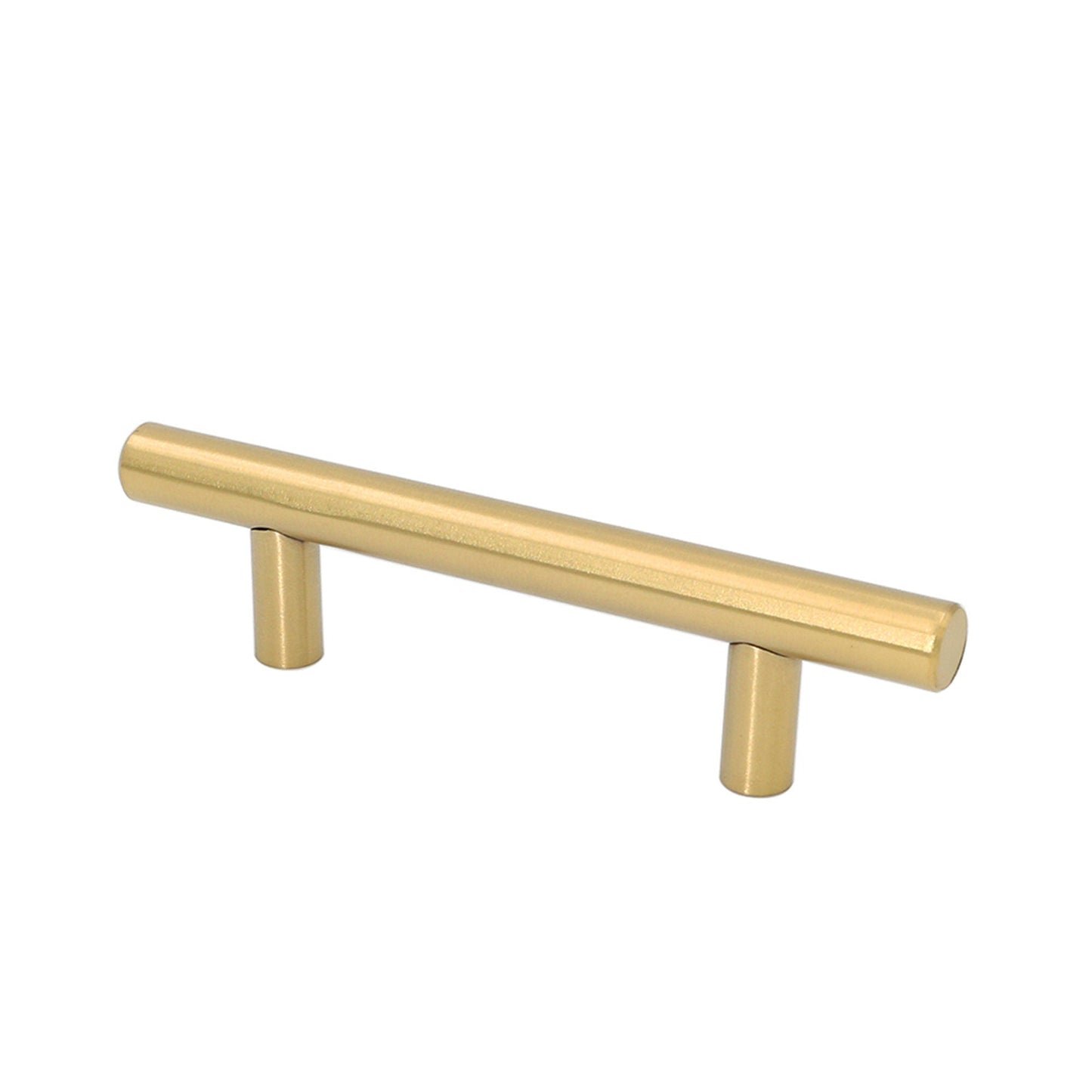 10 Pack 3.25 Inch(Center To Center) Brushed Brass Cabinet Handles (3.25"，Customized Size)