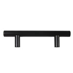 4.25 INCH(Center To Center) MATTE BLACK CABINET PULLS (4.25